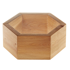 Groovy Altıgen Yükseltici, 25x15 cm - Biradlı