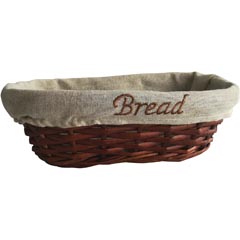 Groovy Bezli Bread Basket Oval, 25x12x8 cm, Hasır - Groovy