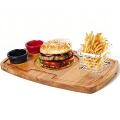 Groovy Burger Servis Sunum Seti, 38x22,5x2 cm - Groovy