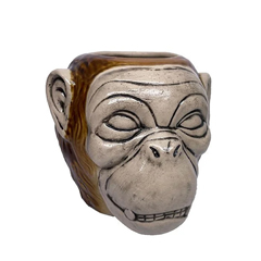 Groovy Ceramic Tiki Cocktail Glass, 12x14 cm, 750 cc - Groovy