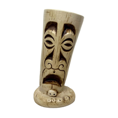 Groovy Ceramic Tiki Cocktail Glass, 7.5x19 cm, 400 cc - Groovy