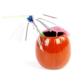 Groovy Ceramic Tiki Mug, 10x10 cm, 270 cc - Groovy