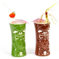 Groovy Ceramic Tiki Mug, 8x17.5 cm, 440 cc - Groovy