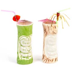 Groovy Ceramic Tiki Mug, 8x18,5 cm, 360 cc - Groovy