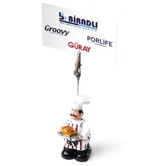 Groovy Chef Figure Buffet Name Tag - Groovy