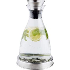 Groovy Chilled Glass Carafe, 1.5 L - Groovy