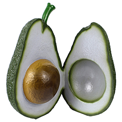 Groovy Decorative Dual Avocado, 15x15x37.5 cm - Groovy