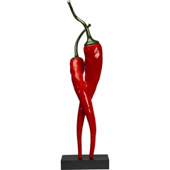 Groovy Decorative Pepper, 26.5x20x90 cm, Red - Groovy