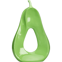 Groovy Decorative Perforated Pear, 25x9x40 cm, Green - Groovy