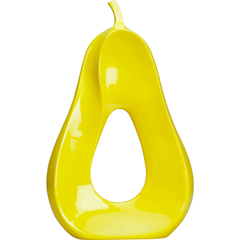 Groovy Decorative Perforated Pear, 25x9x40 cm, Yellow - Groovy