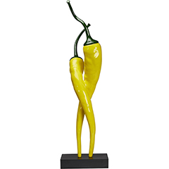 Groovy Dekoratif Biber, 26,5x20x90 cm, Sarı - Groovy