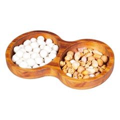 Groovy Double Ireko Snack Dish, 19.5x12x2 cm - Groovy