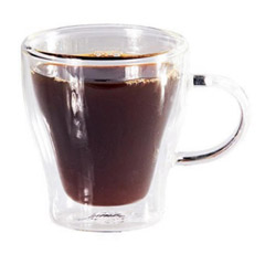 Groovy Double Walled Handled Espresso Cup 80 Ml - Biradlı