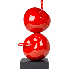 Groovy Dual Decor Apple, 22x20x52 cm, Red - Groovy