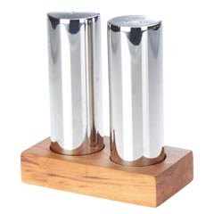 Groovy Everest, Large, Round, 2-piece Salt Shaker Set - Groovy