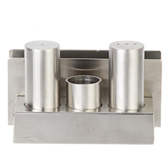 Groovy GRV-103 Napkin Holder Steel Salt Shaker Set - Groovy