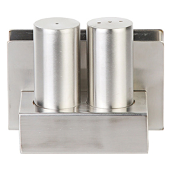 Groovy GRV-104 Napkin Holder Steel Salt Shaker Set - Groovy