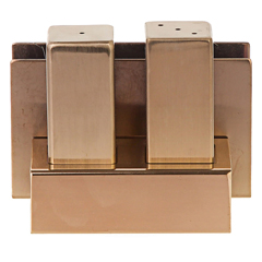 Groovy GRV-106 Napkin Holder Steel Salt Shaker Set, Copper - Groovy