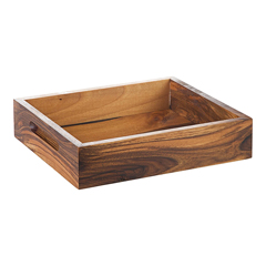 Groovy GRV-1900 Rectangular Bread Box, Wood - Groovy