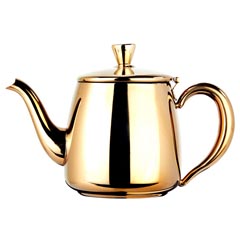 Groovy GRV-254 Steel Coffee and Tea Pot, 550 mm, Gold - Groovy