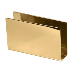 Groovy GRV-406 Ekonomik Dikdörtgen Peçetelik, Parlak-Mat, 11x6,5 cm, Altın - Groovy