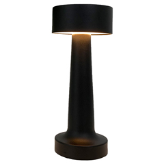 Groovy GRV-810 Rechargeable Table Lamp, 9x21 cm, Black - Groovy
