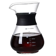 Groovy GRV-CP-01 Kahve Demleme Sürahisi, Cam, 600 ml - Biradlı