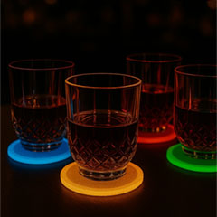 Groovy GRV-LD Ledli Bardak Altlığı, 10 cm - 1