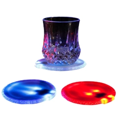 Groovy GRV-LD Ledli Bardak Altlığı, 10 cm - 2