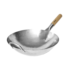 Groovy GRV-W32 Carbon Steel Wok Pan, 32 cm - Groovy