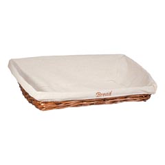 Groovy Hasır Open Buffet Rectangular Conical Basket, 55x40x7/17 cm - Groovy