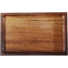 Groovy İreko Ahşap Sunum Tepsisi, 25x16 cm - Groovy