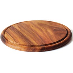 Groovy İreko Steak Presentation Board, Round, 30.5x1.8 cm - Groovy
