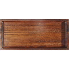 Groovy Iroko Wooden Presentation Tray, 35x16 cm - Groovy