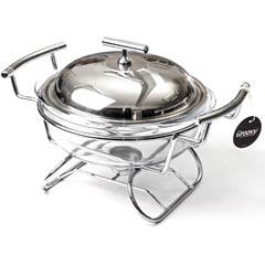 Groovy Isıtıcılı Yemek Servis, Yuvarlak 1,9 Lt, 33x23,6x20,5 cm - Groovy