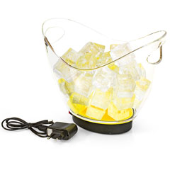 Groovy Led Lighted Acrylic Bottle Cooler, 27x20x23 cm - 2