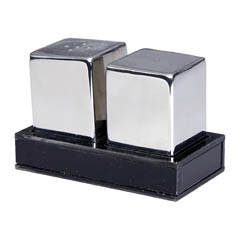 Groovy Maki Short Square 2-Piece Salt Shaker Set - Groovy