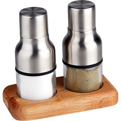 Groovy Mat 2-Piece Salt Shaker Set, 13.5x7.5 cm - Groovy