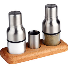 Groovy Mat 3-piece Salt Shaker Set, 17.5x7.5 cm - Groovy