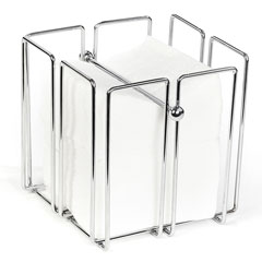 Groovy Metal Square Napkin Holder, 19x19x19 cm - Groovy
