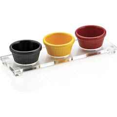 Groovy Open Buffet 7 cm Stand with Squeeze Bottle Set, 25x8 cm - Groovy