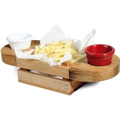 Groovy Potato Presentation Crate with Sauce Holder - Groovy