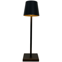 Groovy Rechargeable Table Lamp, 10x38 cm, Black - Groovy
