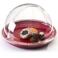 Groovy Renkli Yuvarlak Melamin Tepsili Rolltop, 39x5 cm - Groovy