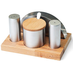 Groovy Set of 4 Salt and Spice Shakers - Groovy