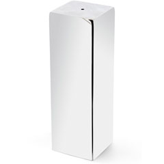 Groovy Single Pepper Shaker, Square, Glossy, 4x4x12.5 cm - Groovy