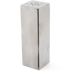 Groovy Single Salt Shaker, Square, Matte, 4x4x12.5 cm - Groovy