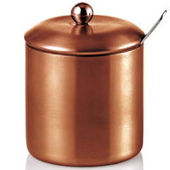 Groovy Single Spice Rack Set, Copper - Biradlı