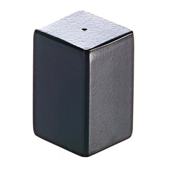 Groovy Square Dwarf Pepper Shaker, Diameter 4x4x6 cm, Black - Biradlı