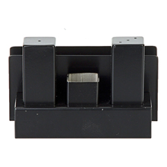 Groovy GRV-105 Napkin Holder Steel Salt Shaker Set, Black - Groovy